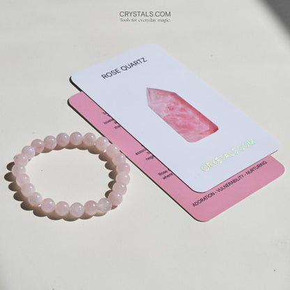 rose quartz bracelet 