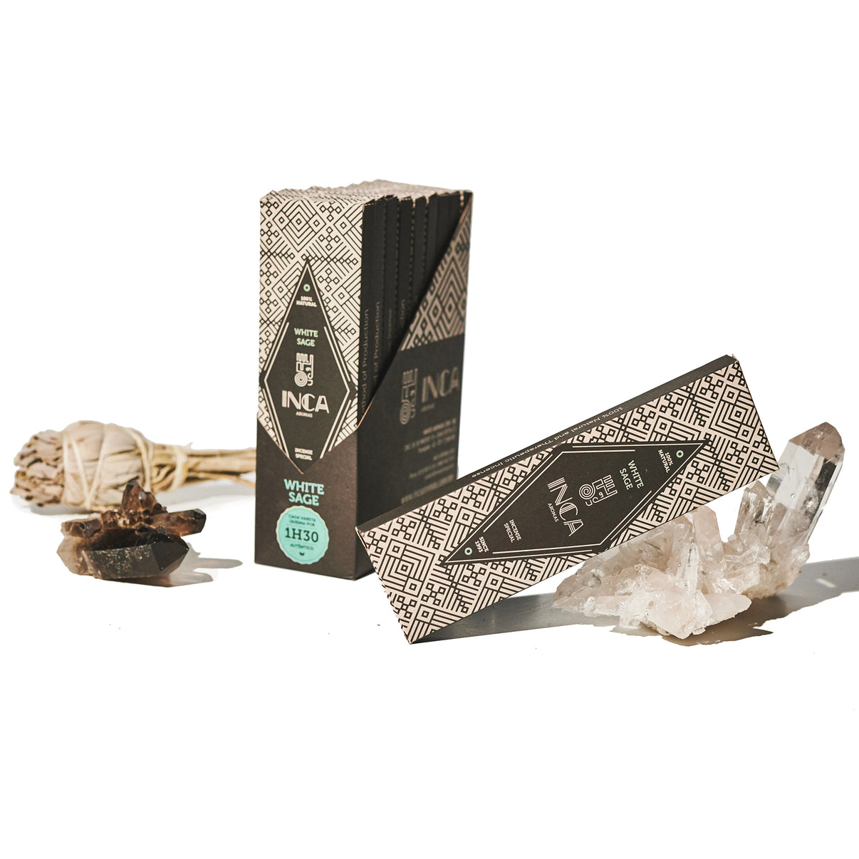 Inca Aroma Sage Incense 90 Minute The Worlds Finest Crystals