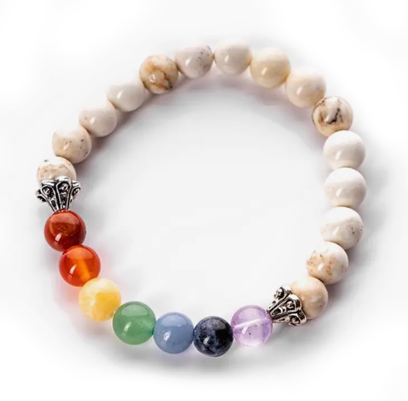 CALM - Chakra balance Howlite Bracelet
