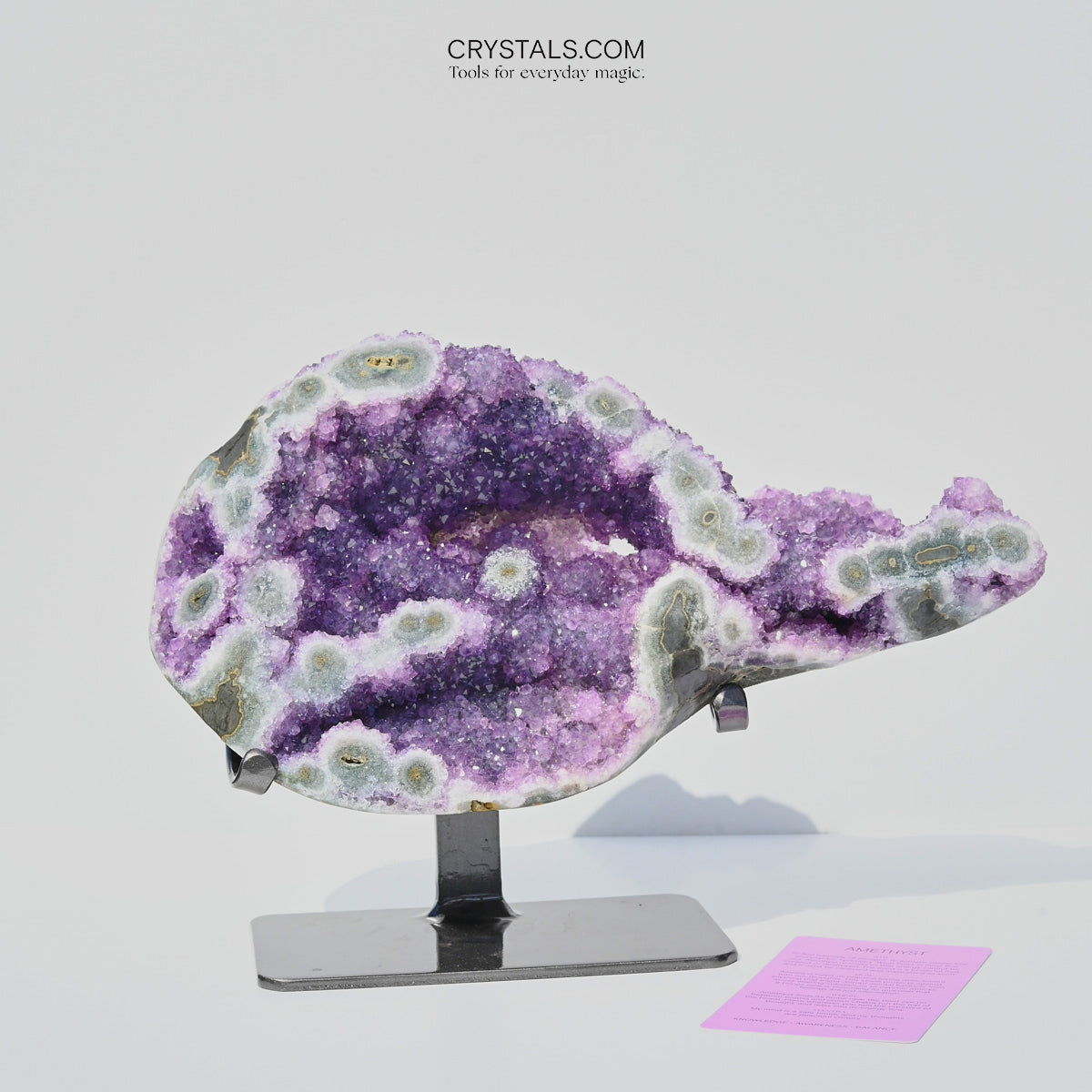 amethyst geode crystals