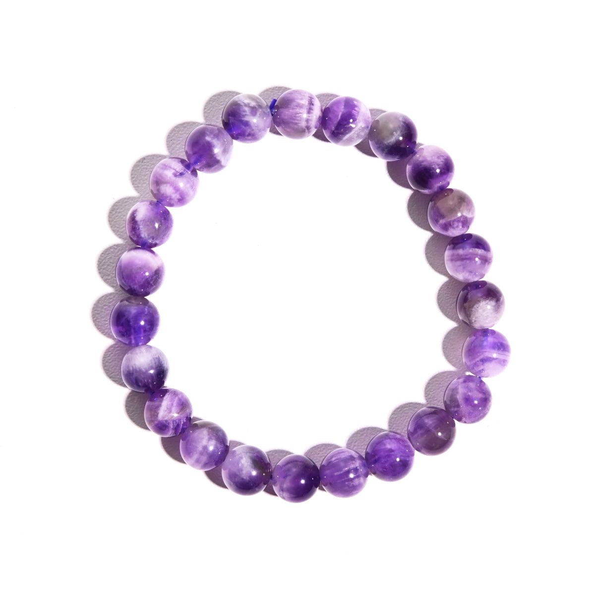 Lepidolite Bracelet 8MM - Genuine Purple Stone Bracelet