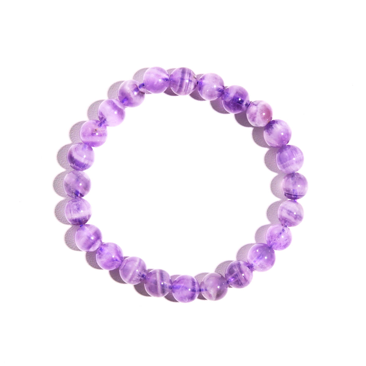 Buy Grade A Amethyst Crystal Bead Bracelet 8mm, Purple Amethyst Bracelet,  Healing Crystals, Great Gift for Men & Women Online in India - Etsy