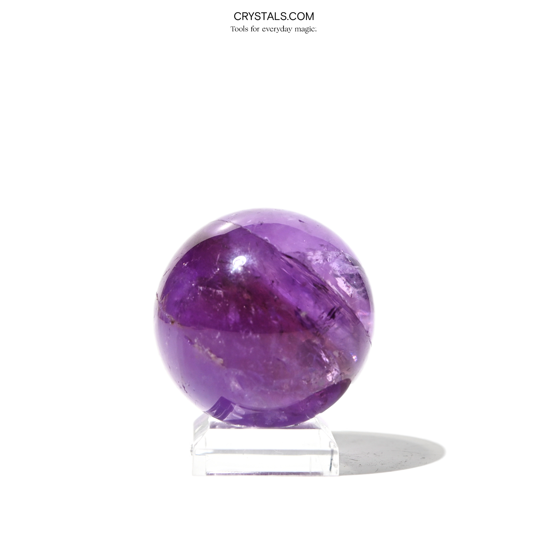 Amethyst  Sphere - natural amethyst crystal cluster specimen view 7