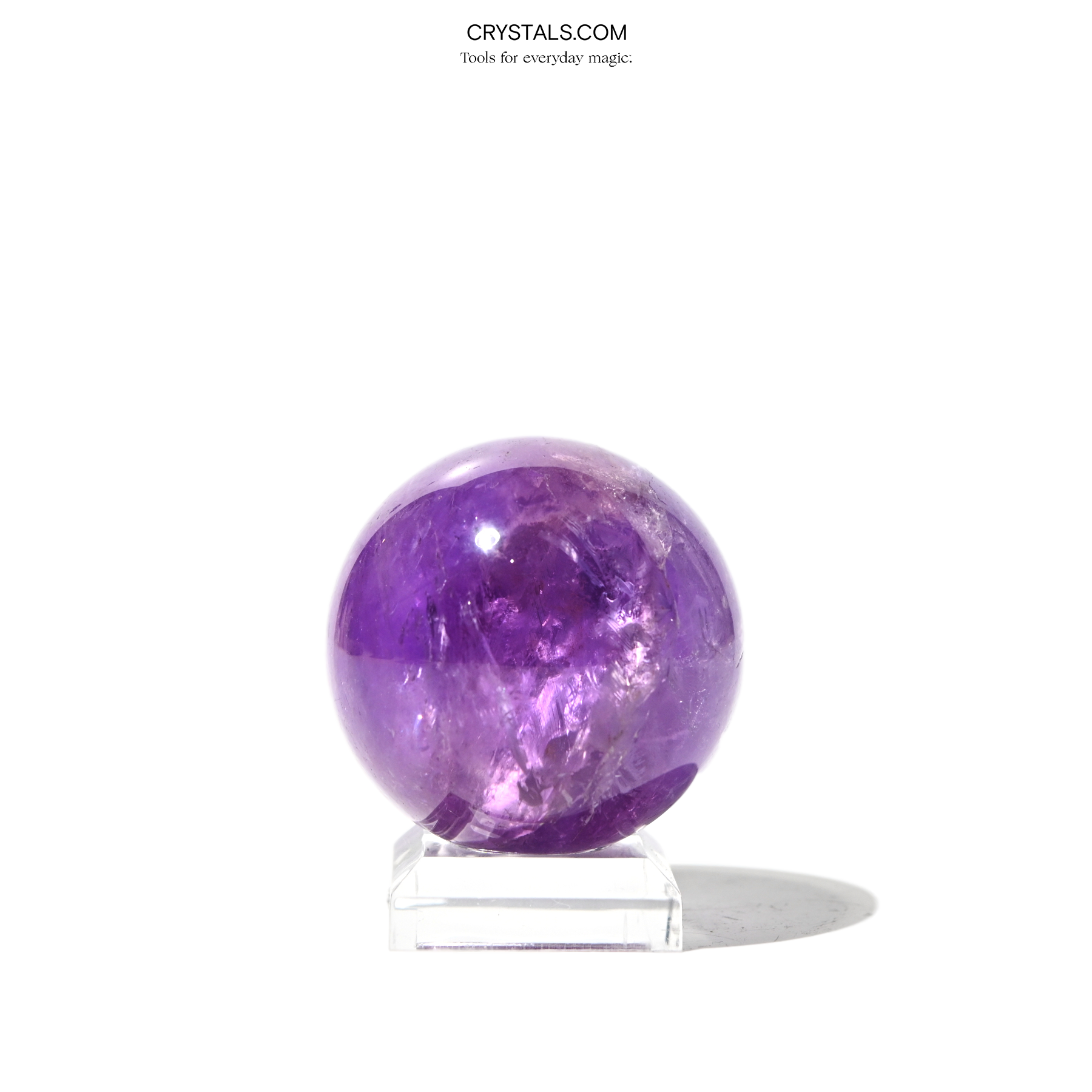 Amethyst Sphere | Natural Brazilian Crystal | Crystals.com