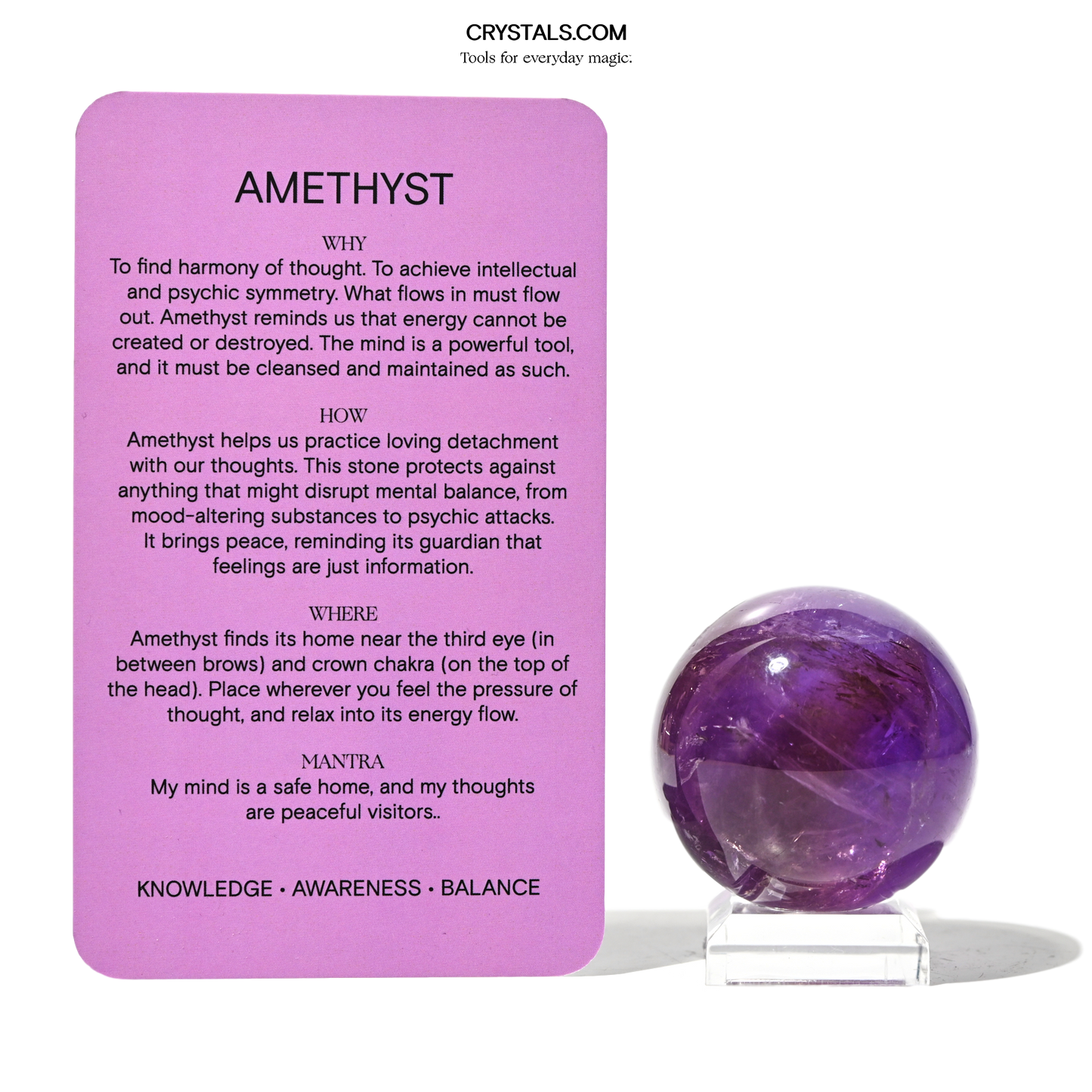 amethyst crystal for sale