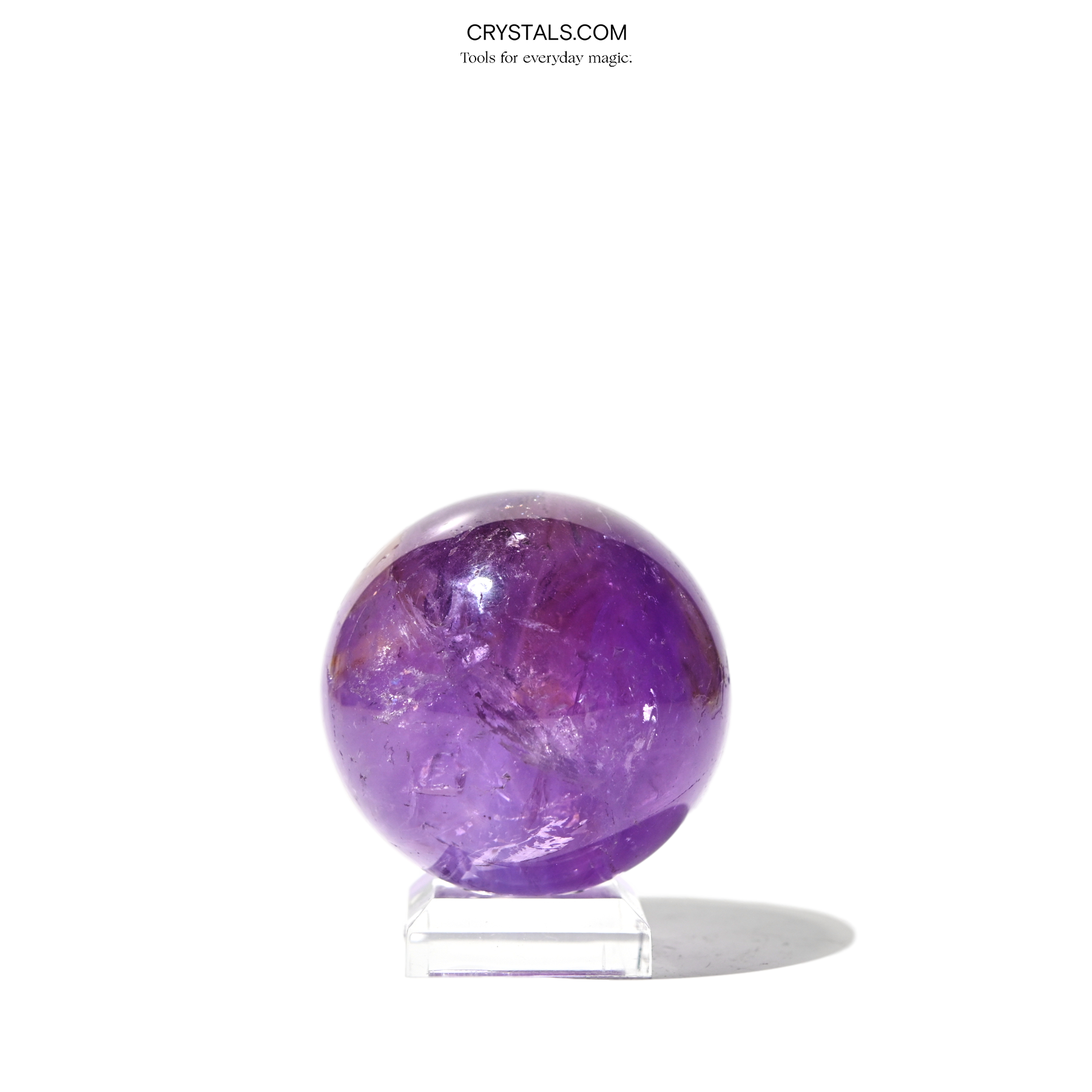 Amethyst  Sphere - natural amethyst crystal cluster specimen view 8
