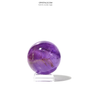 Amethyst  Sphere - natural amethyst crystal cluster specimen view 10