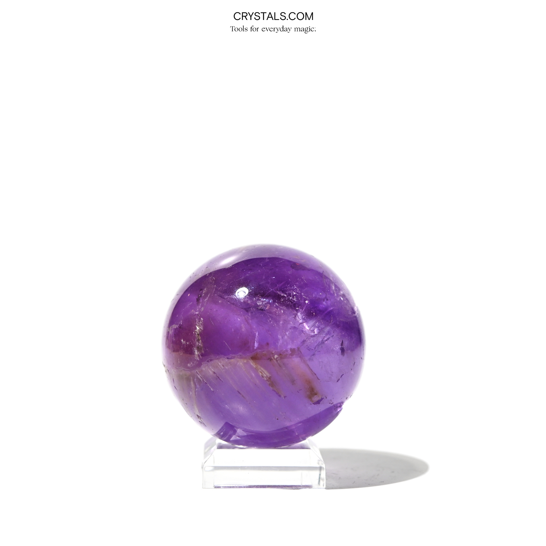 Amethyst  Sphere - natural amethyst crystal cluster specimen view 10