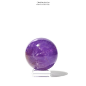 Amethyst  Sphere - natural amethyst crystal cluster specimen view 12