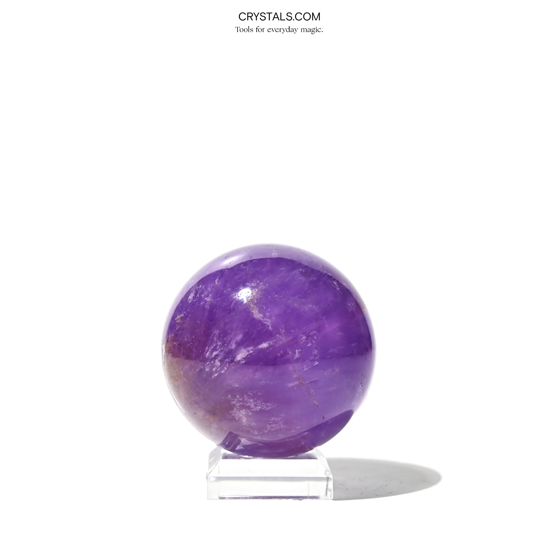 Amethyst  Sphere - natural amethyst crystal cluster specimen view 12