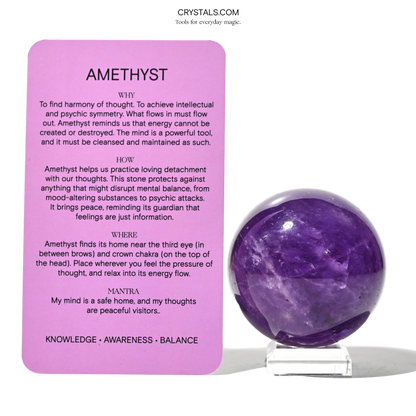 Amethyst  Sphere