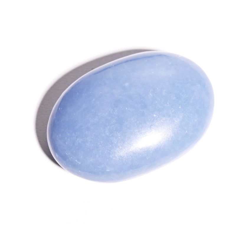 Angelite Palm Stone