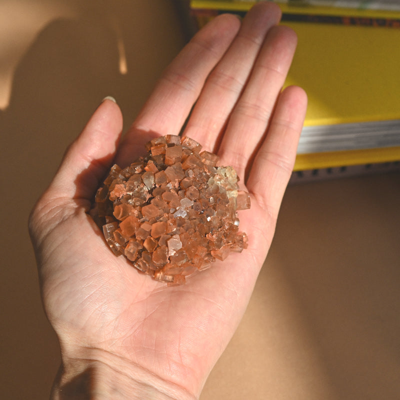 aragonite star crystal cluster