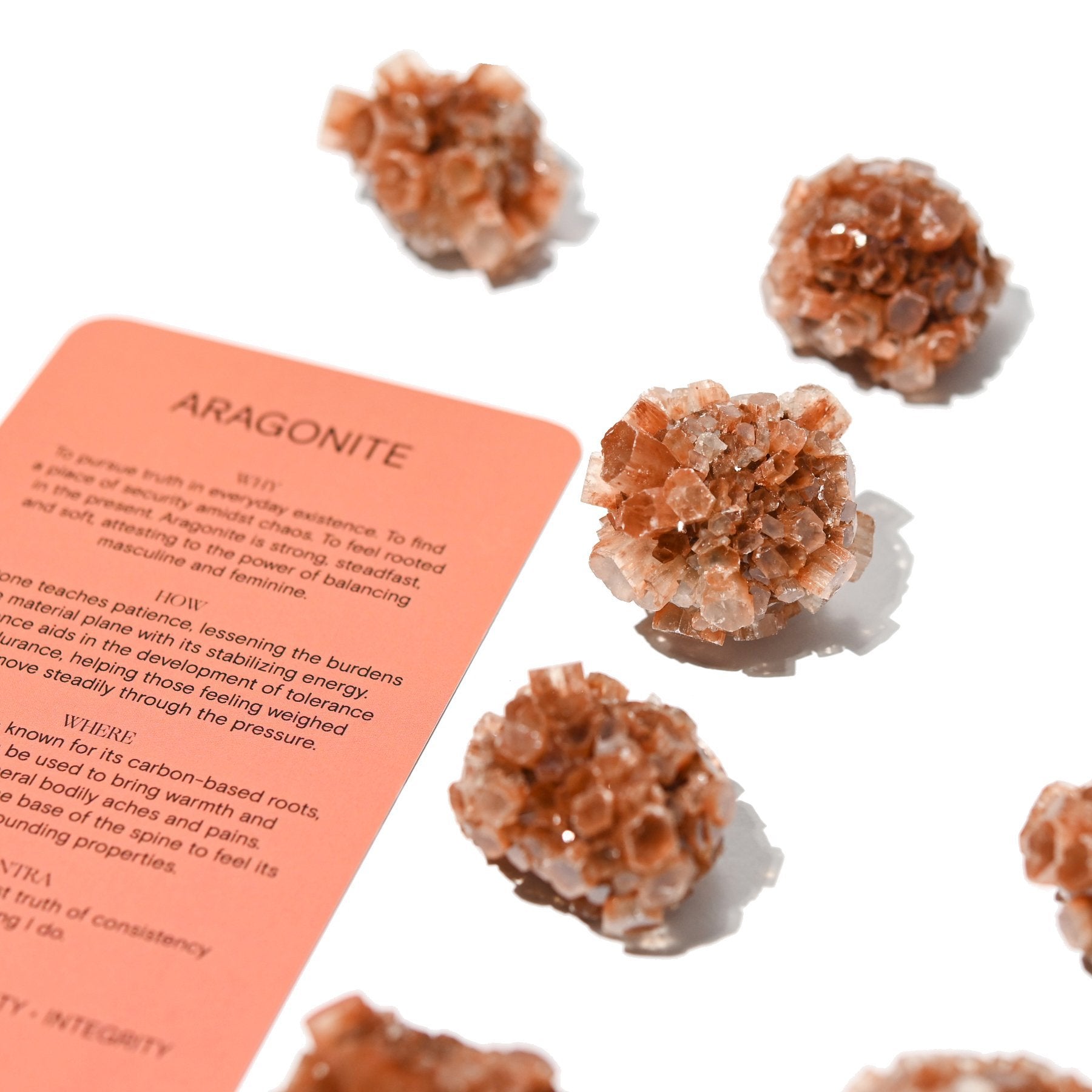 aragonite star crystal cluster