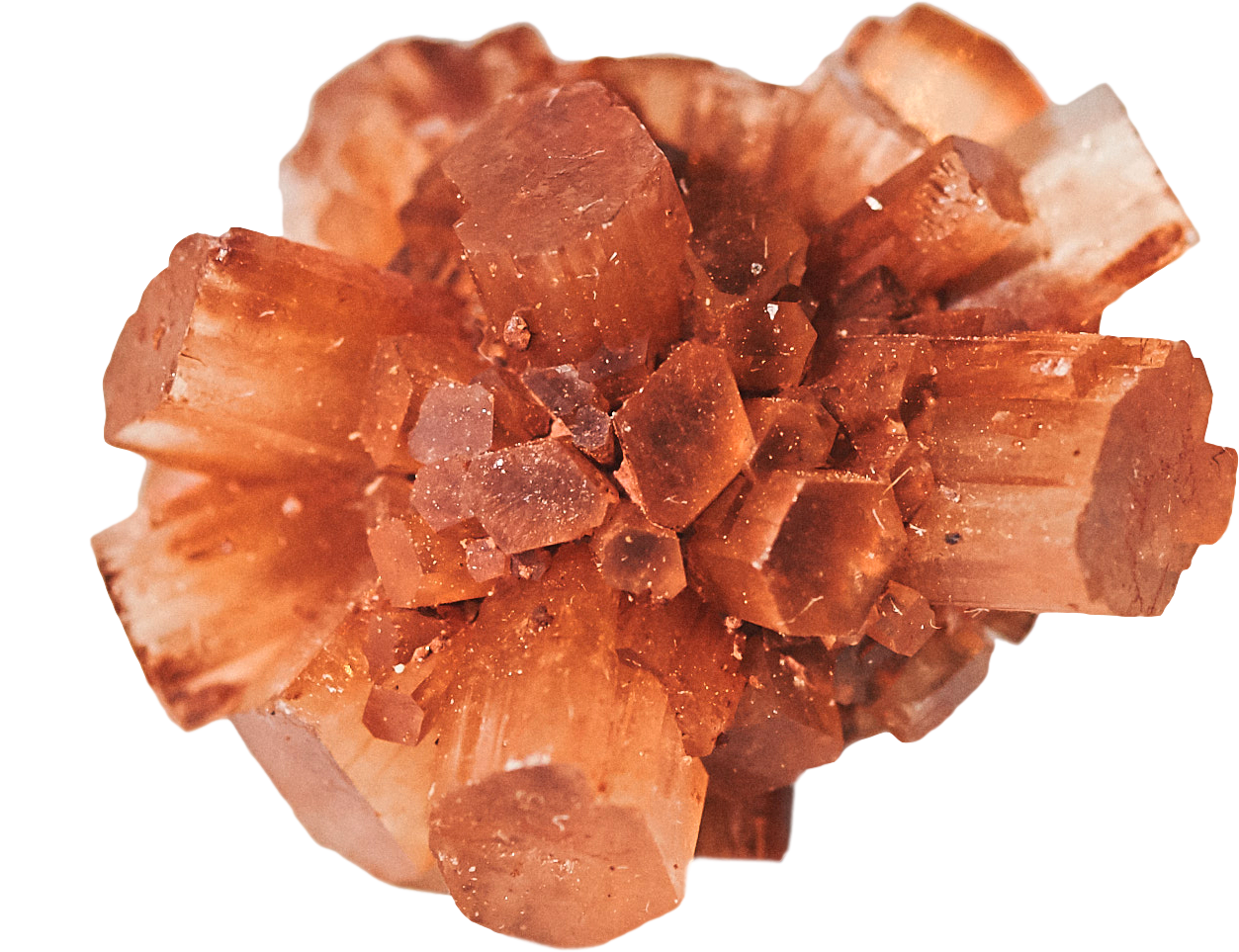 aragonite star crystal cluster