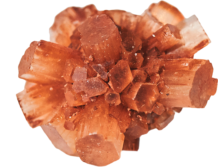 aragonite star crystal cluster