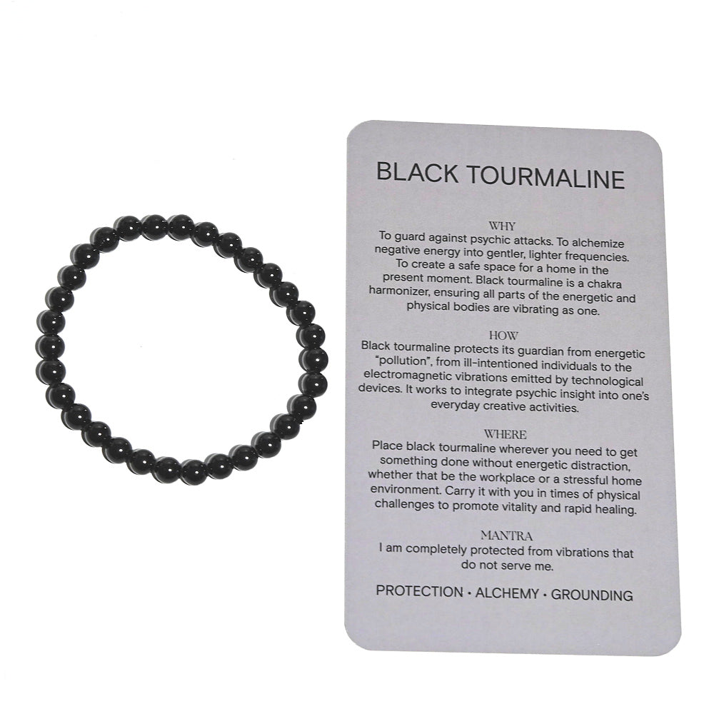 black tourmaline bracelet
