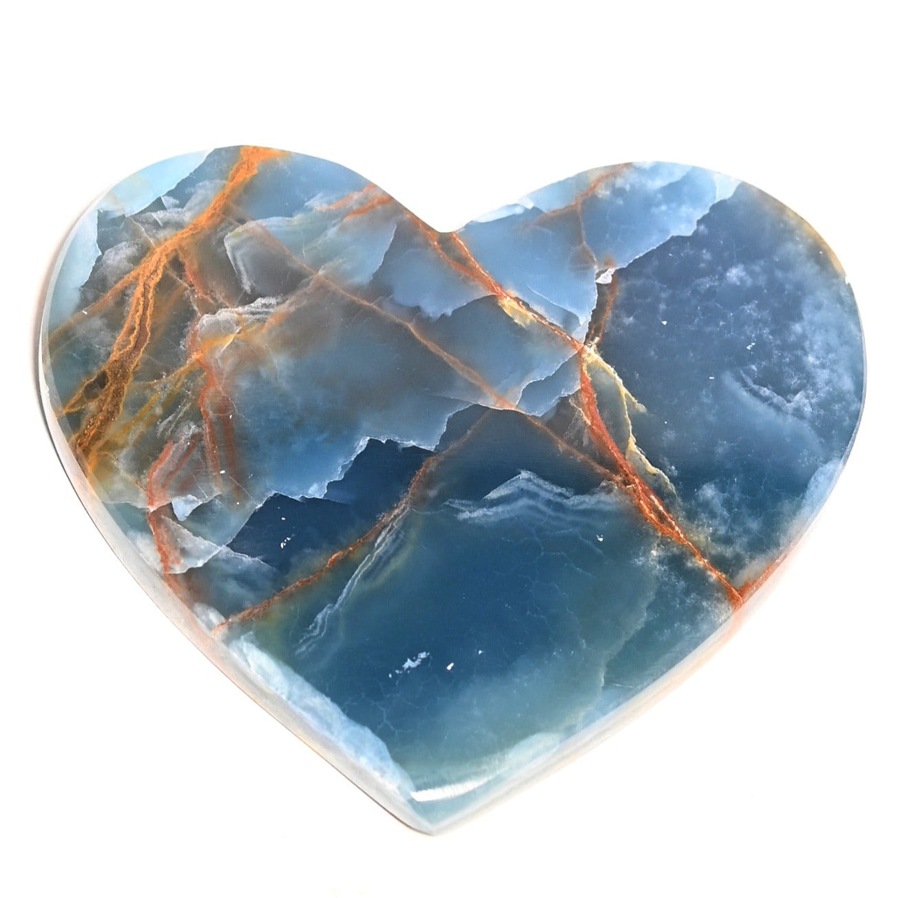 blue onyx heart crystal 