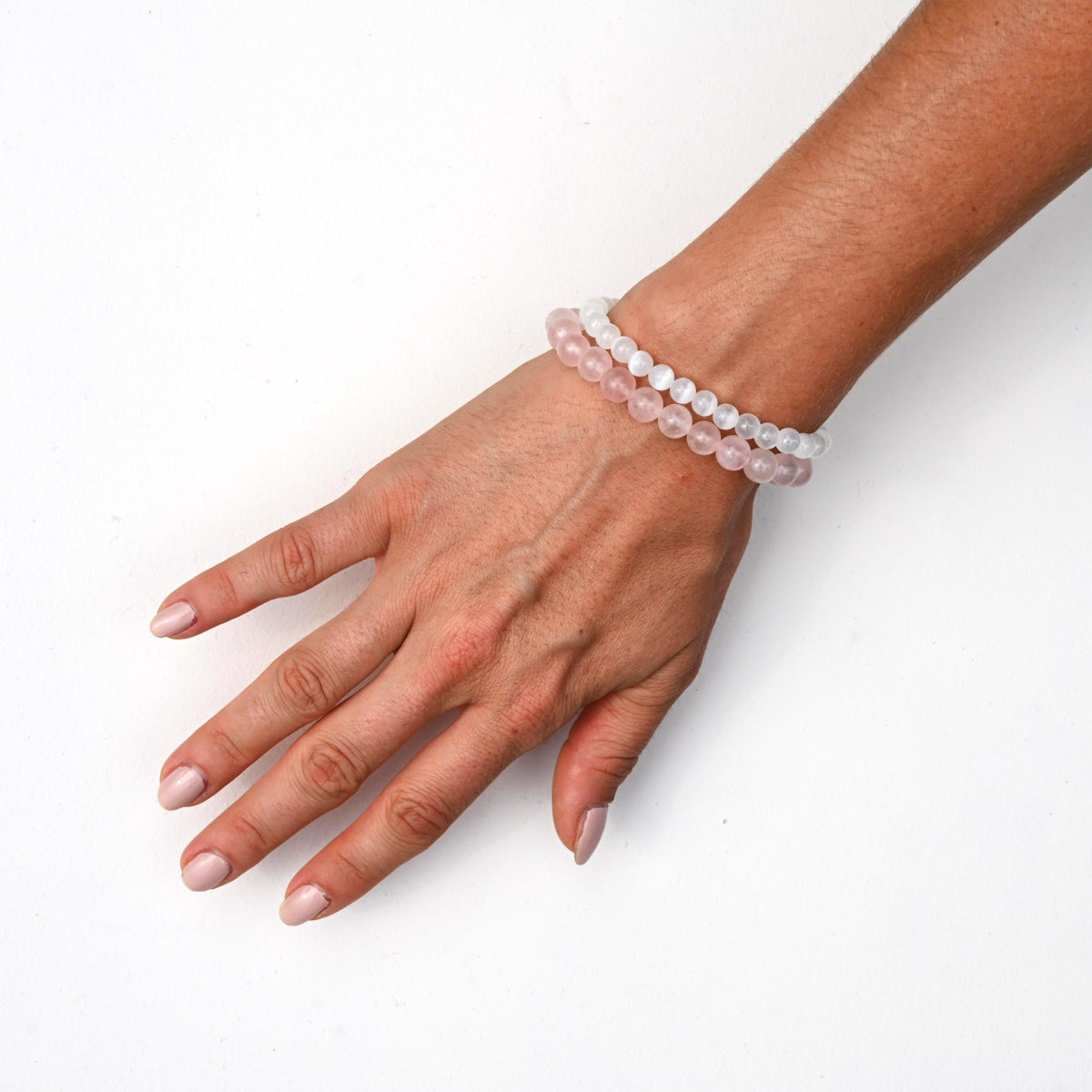 Selenite crystal bracelet