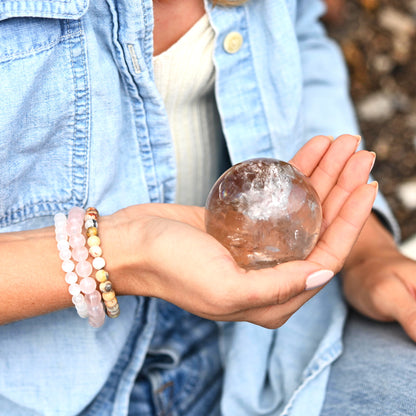 Selenite crystal bracelet