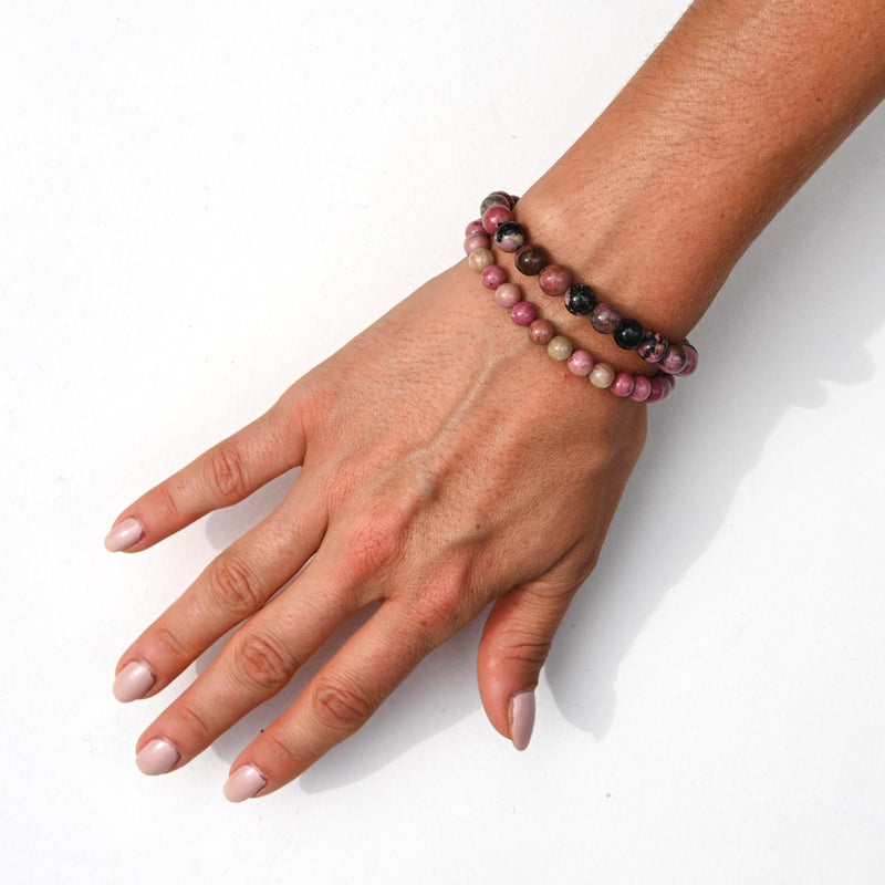 Rhodonite Bracelet- LOVE