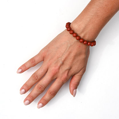 red jasper bracelet 