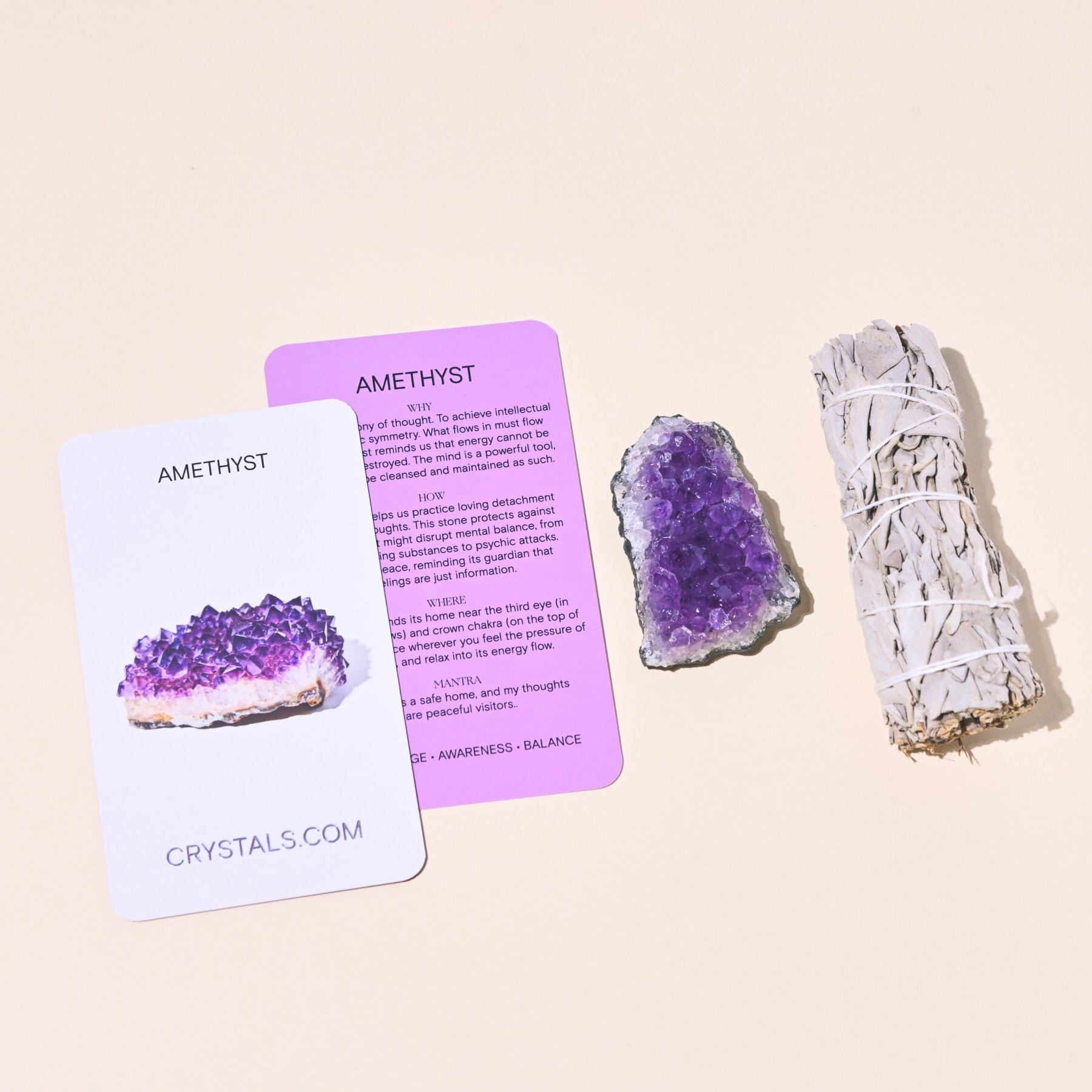 Sage and Amethyst Duo
