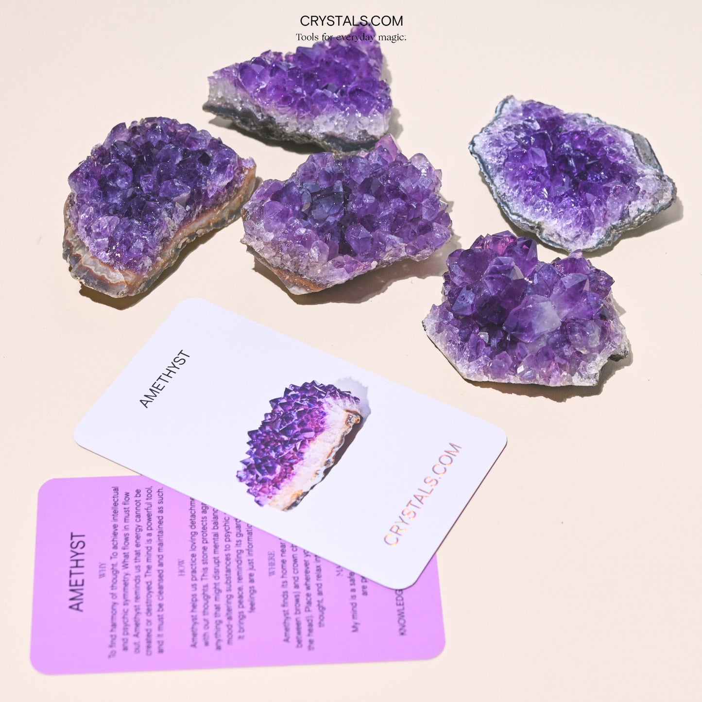 amethyst crystal cluster for sale