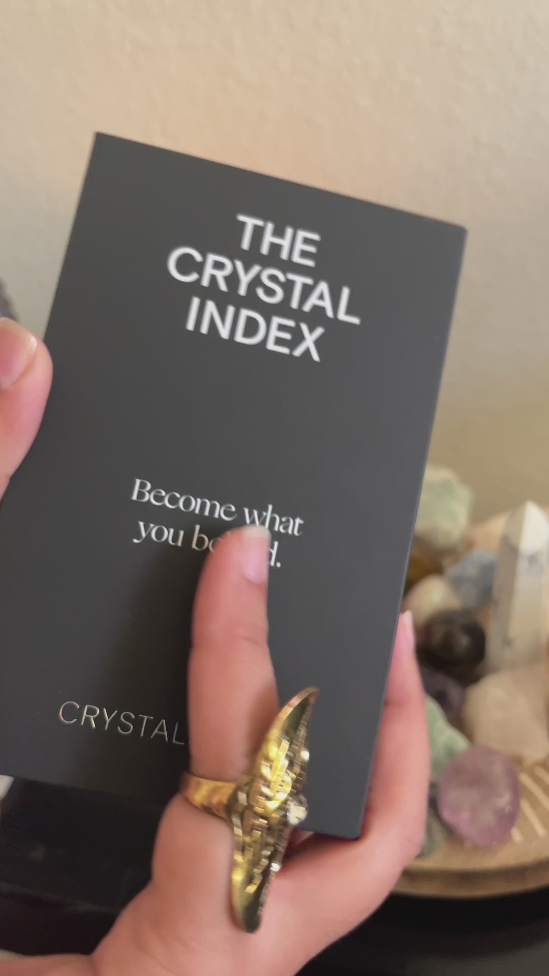 crystal oracle card deck