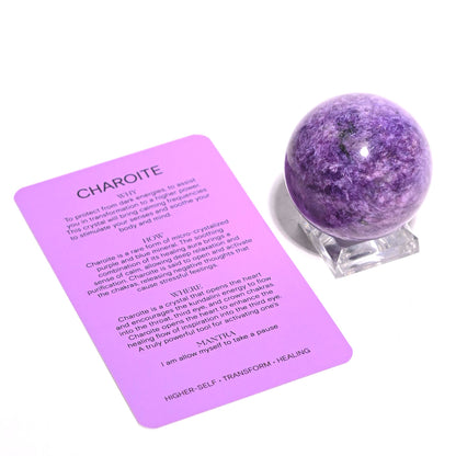 Rare Charoite Sphere