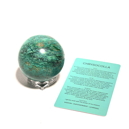 Chrysocolla Sphere
