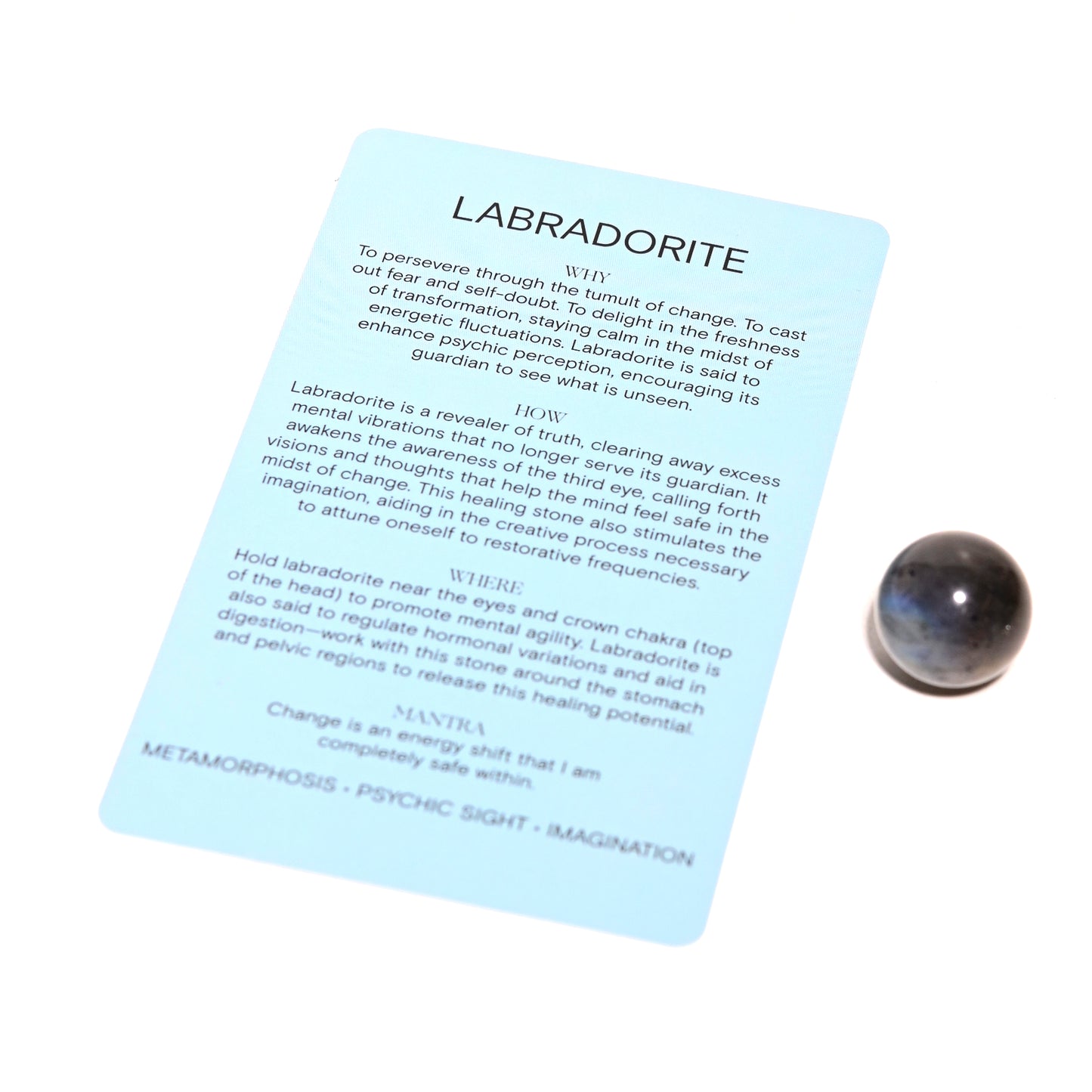 AAA Mini Labradorite Sphere