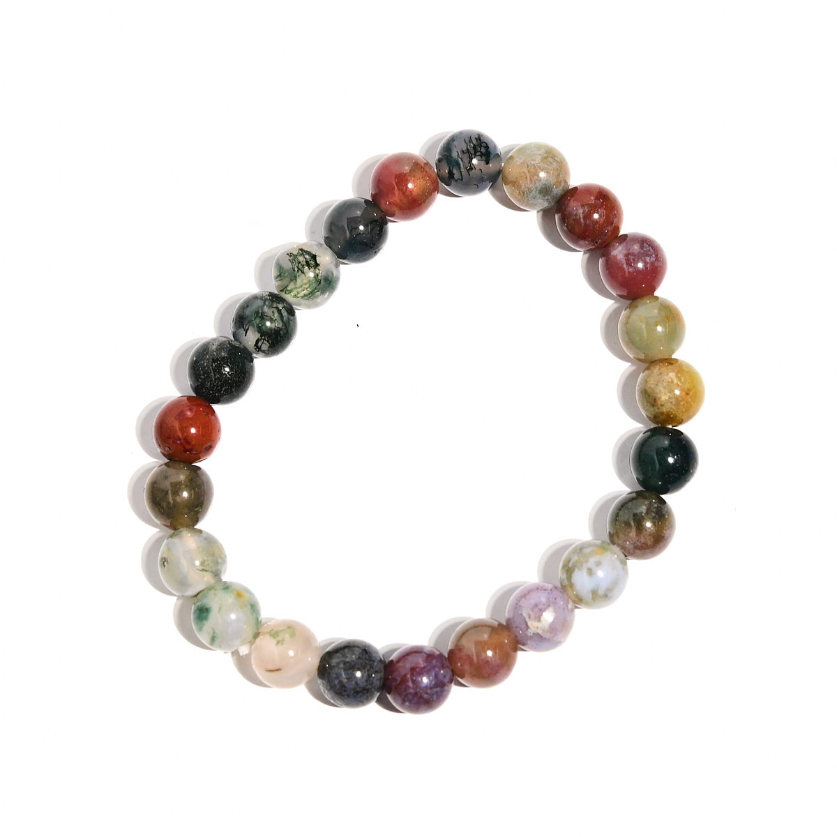 Jasper (Fancy) crystal — Pastel pink, green, cream, purple specimen, Trigonal crystal system