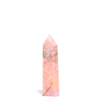 flower agate crystal point