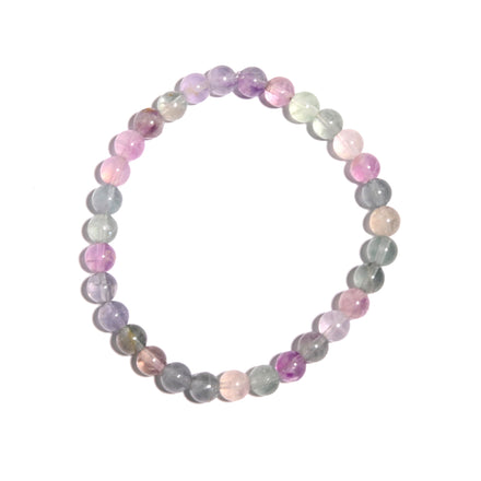 Rainbow Fluorite Bracelet - BALANCE — Fluorite crystal specimen