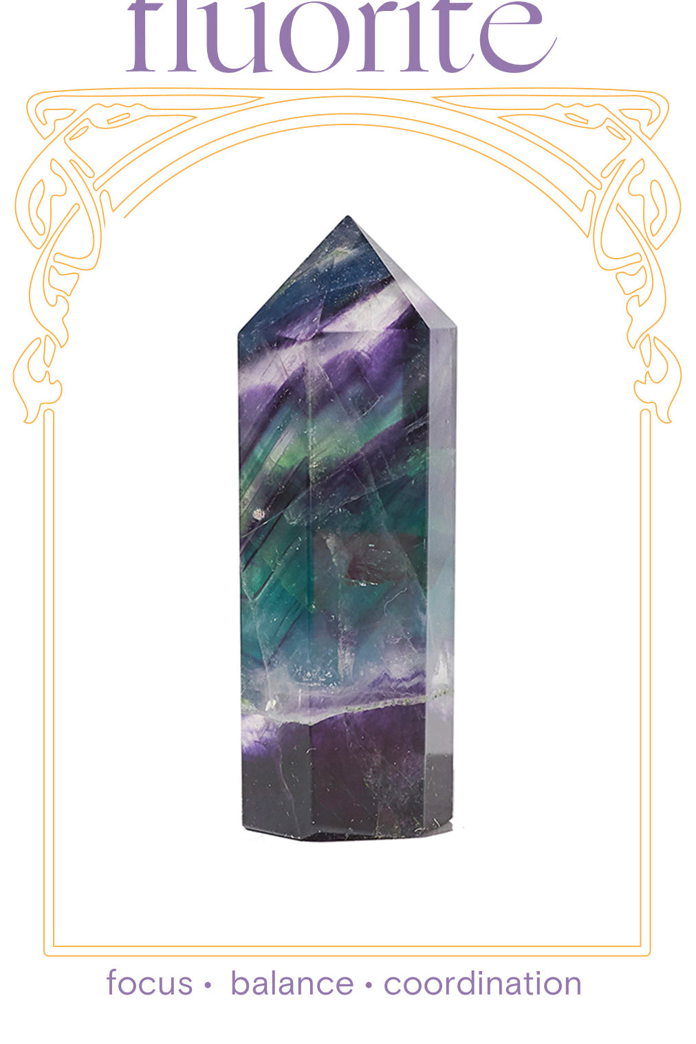 rainbow fluorite stone