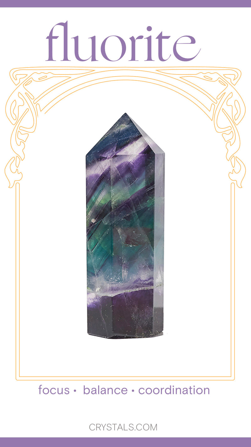 rainbow fluorite stone