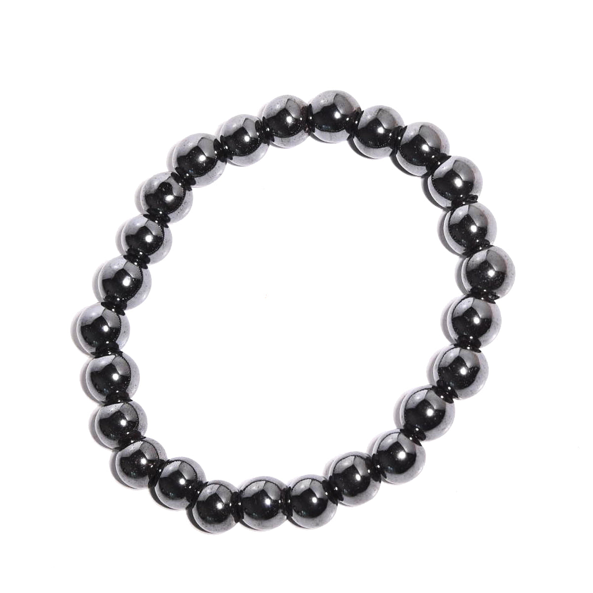 Hematite Bracelet (Grade AAA, 8mm) | Otter Spirit | Natural Gemstones