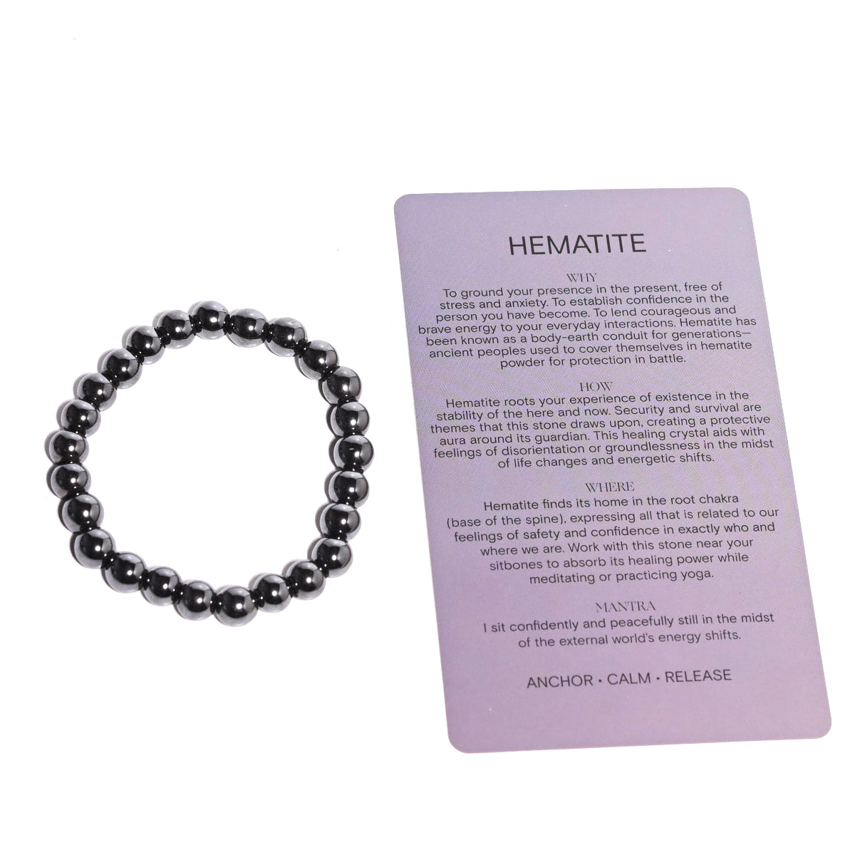 Dark Silver Hematite Bracelet – Forte Creations