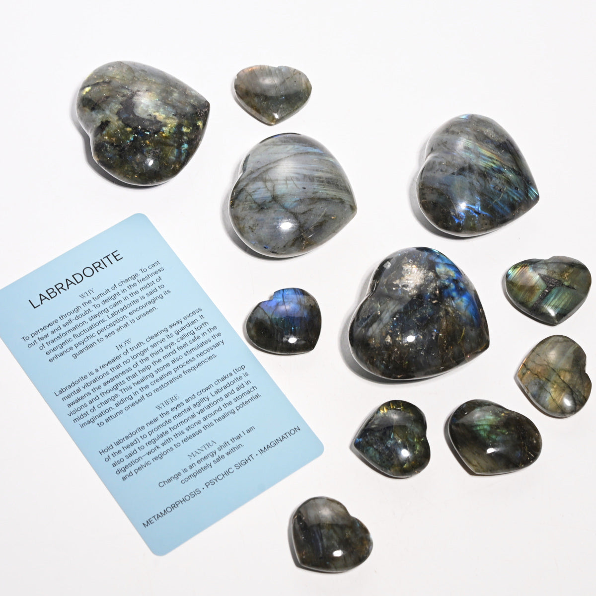 labradorite crystal heart 