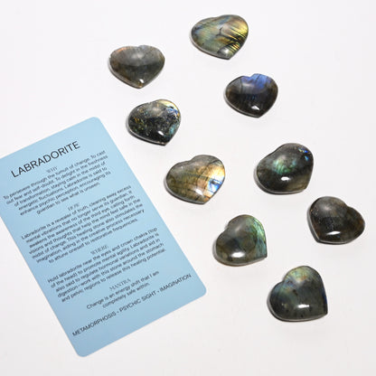 labradorite crystal heart 