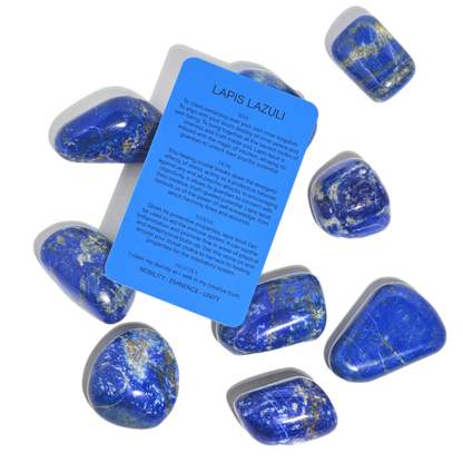 Lapis Lazuli Tumbled Crystal –