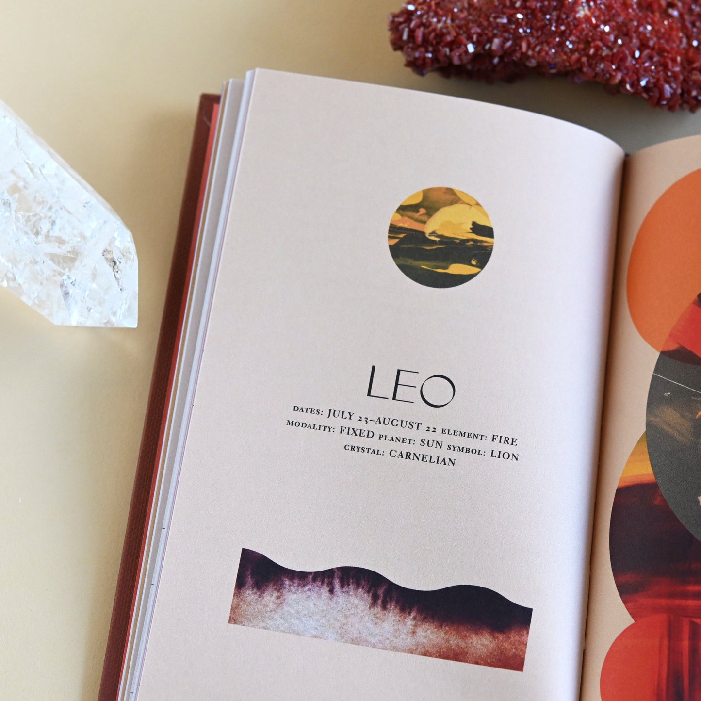 leo crystal astrology book 
