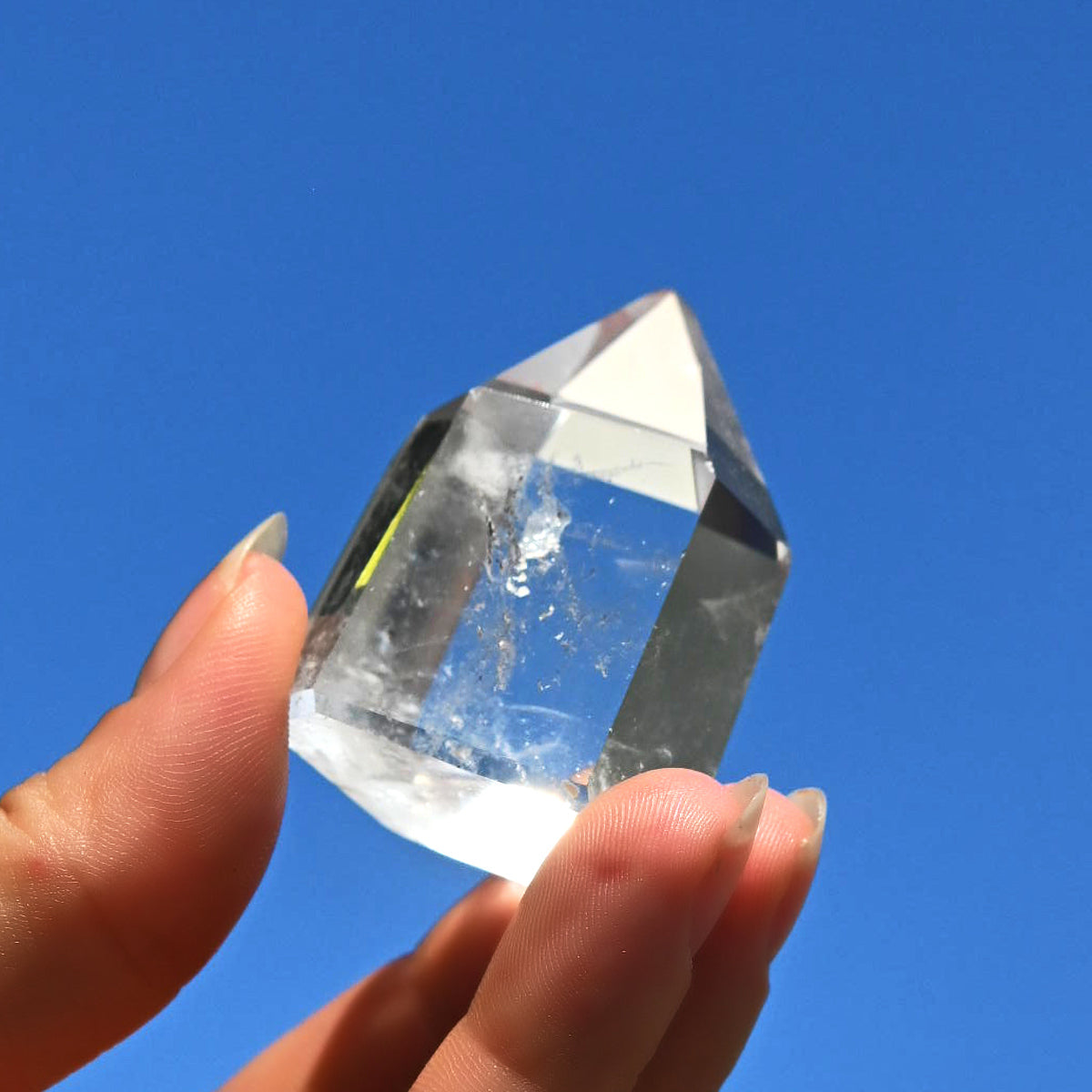 clear quartz crystal