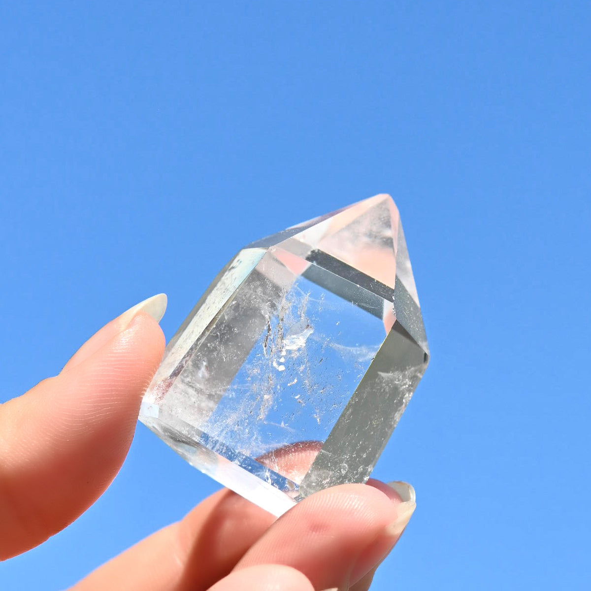 clear quartz crystal