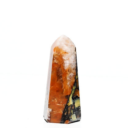 Mosaic Chalcedony Quartz Tower