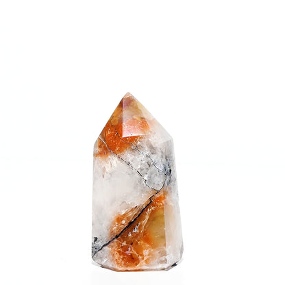 Mosaic Chalcedony Quartz Tower