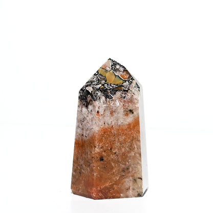 Mosaic Chalcedony Quartz Tower