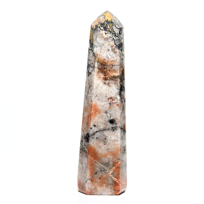 Mosaic Chalcedony Quartz Tower