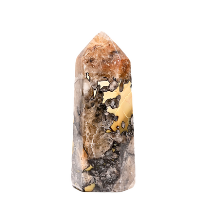 Mosaic Chalcedony Quartz Tower